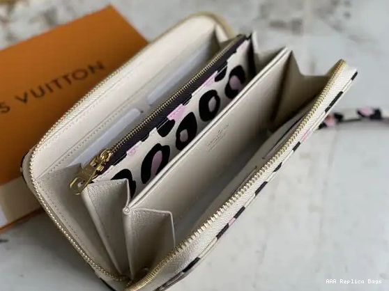 Aaa replica bags WALLET ZIPPY VUITTON LOUIS 0622